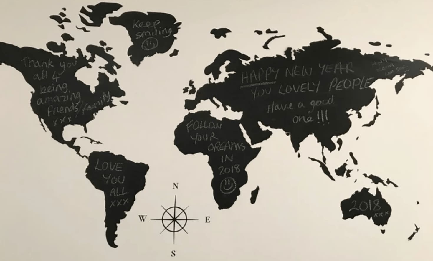 map of the world silhouette