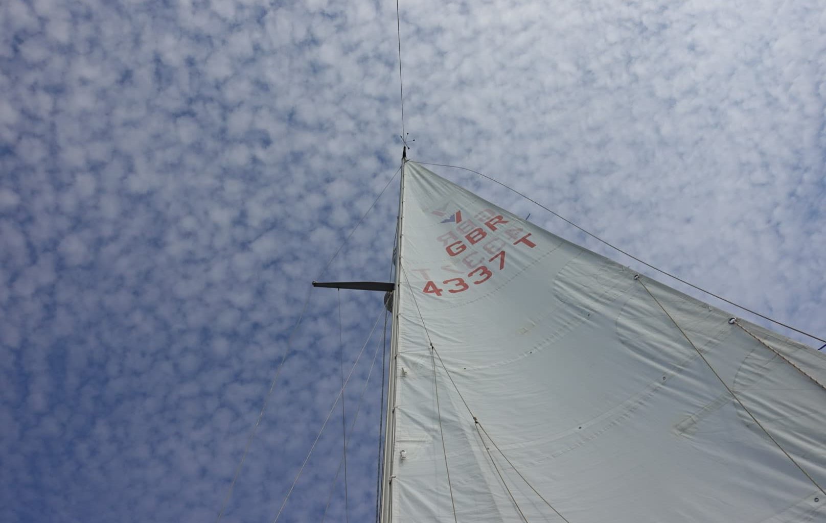 Sailing Boat Main Sail And Sky