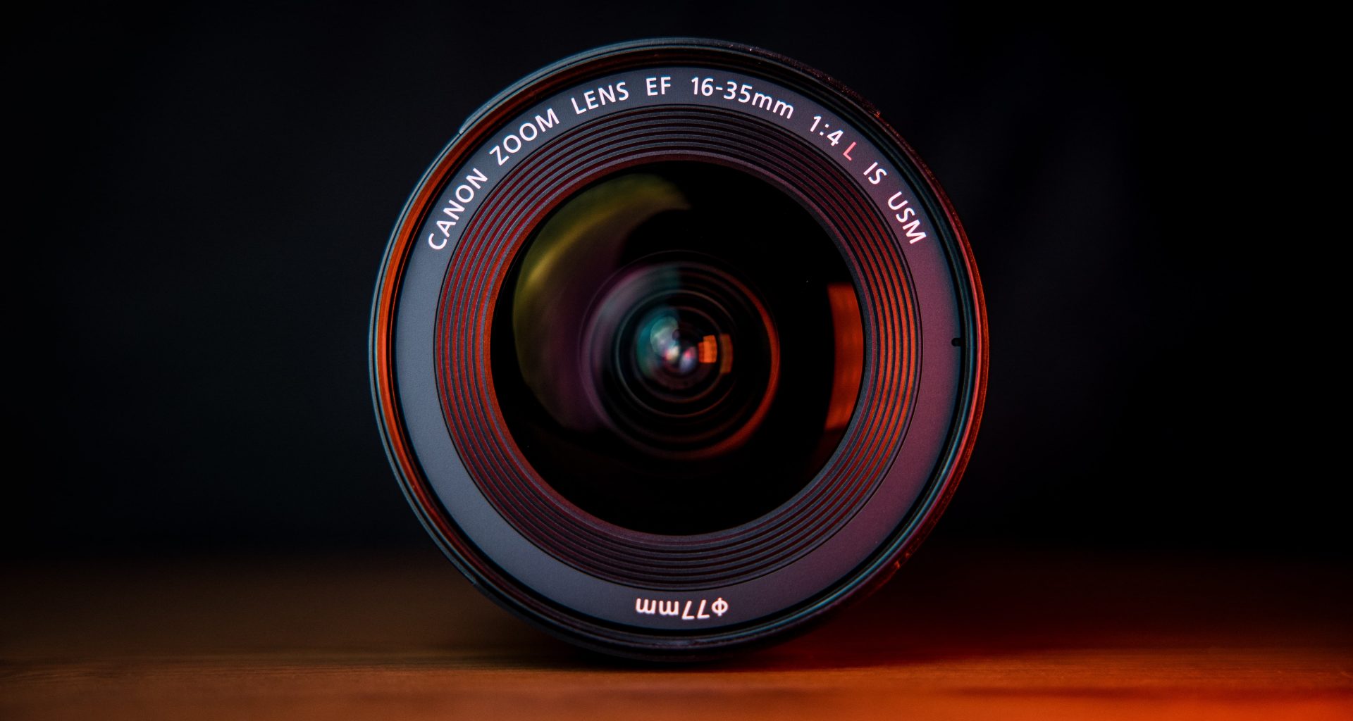 close up picture of a camera lens