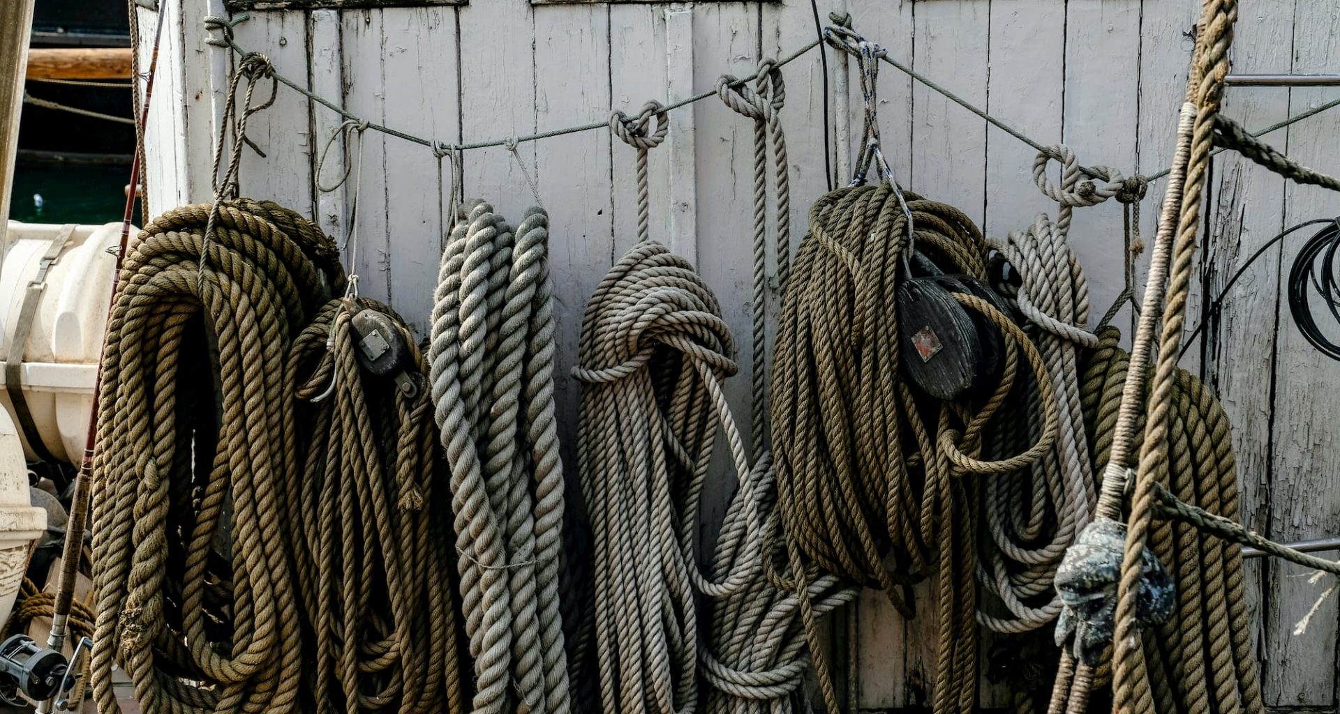 coiled lines for drying