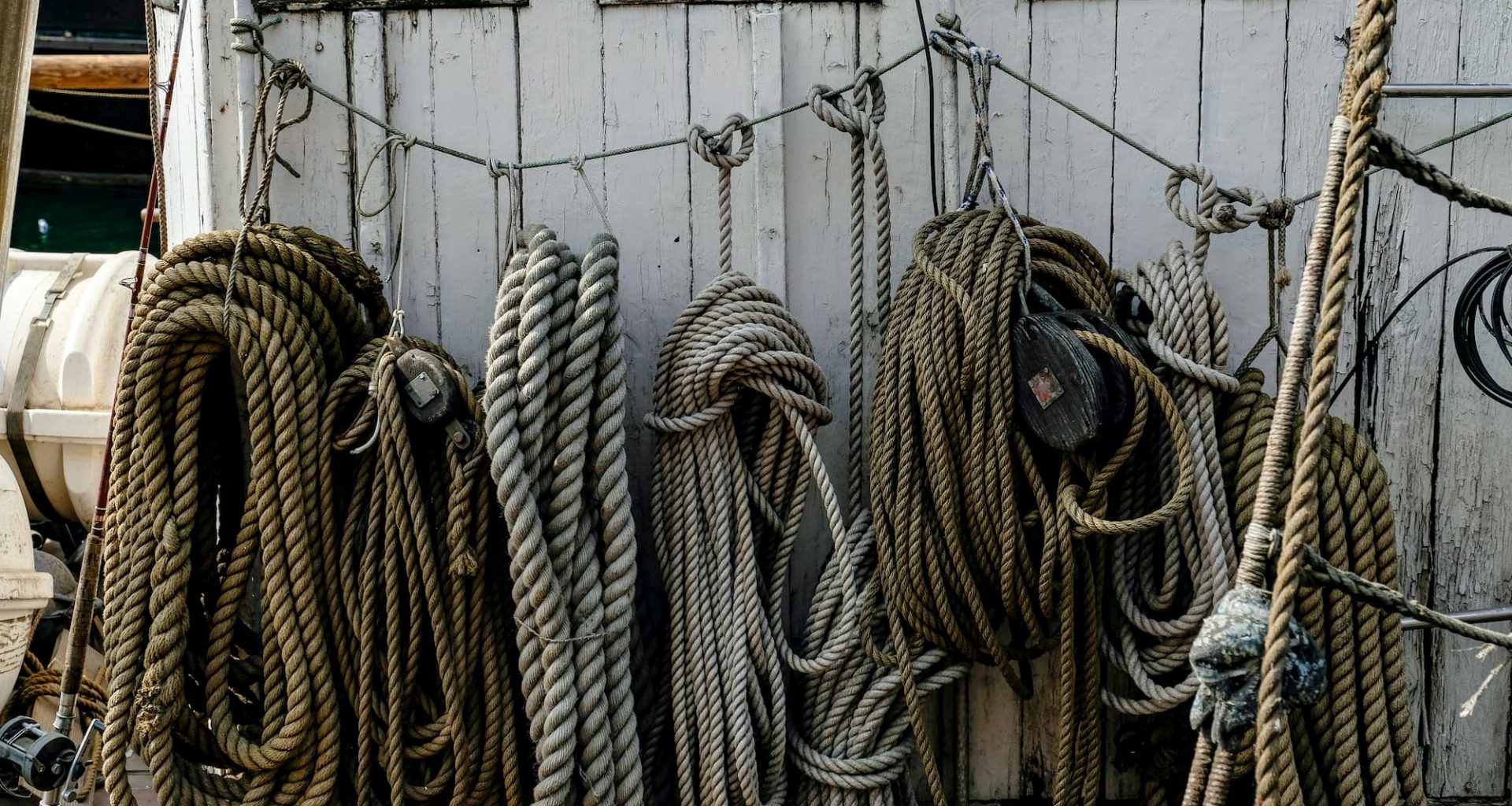 coiled lines for drying